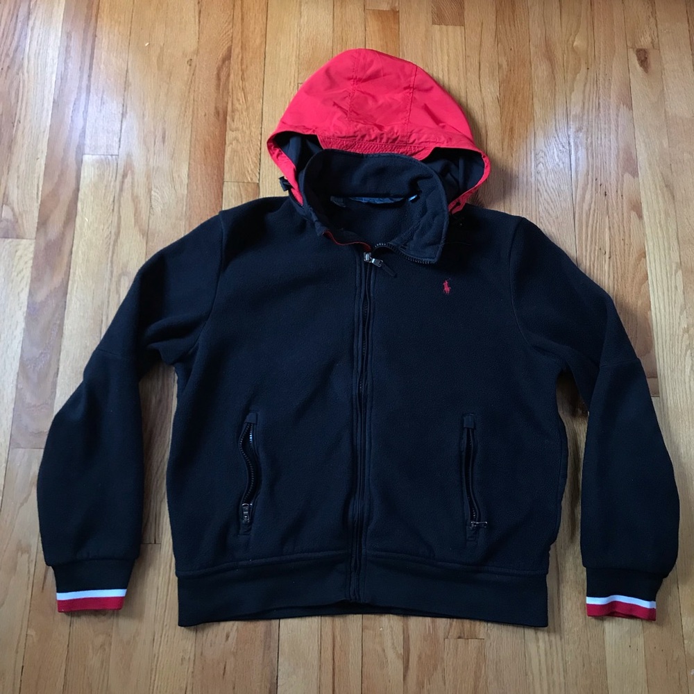 Polo by Ralph Lauren Black Fleece Full Zip Jacket XXL